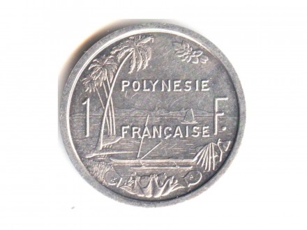 Francuska Polinezija 1 franc 1982 UNC