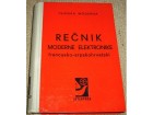Francusko Srpskohrvatski  Rečnik moderne elektronike -