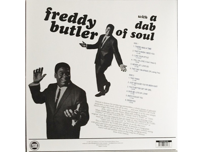 Freddy Butler - With a dab of soul