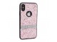 Futrola Glittering Stripe za Iphone X roze slika 1