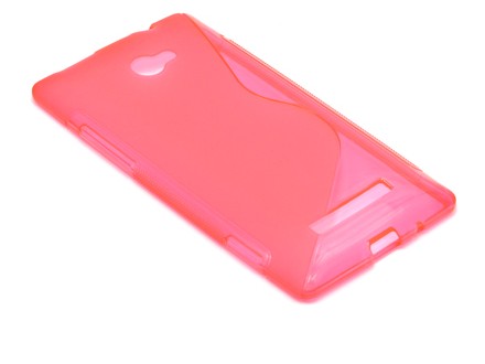 Futrola PVC S-SHAPE za HTC Accord 8X roze