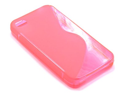 Futrola PVC S-SHAPE za Iphone 4G/4S roze