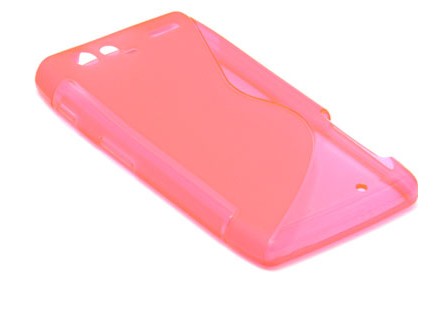 Futrola PVC S-SHAPE za Motorola RAZR XT910 roze
