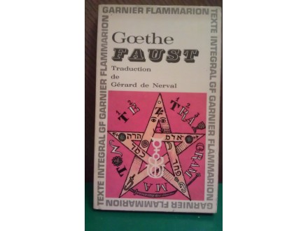 GETE - FAUST  - traduction de Gerard de Nerval (FR)