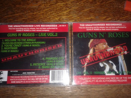 GUNS N`ROSES-LIVE VOL.2 HORIZON,USA 31/10/87 (PART2)