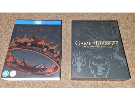Game of thrones , Complete second season 5Blu-ray-a