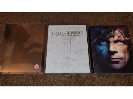 Game of thrones , Complete third season 5Blu-ray-a
