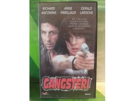 Gangsteri - Richard Anconina / VHS /