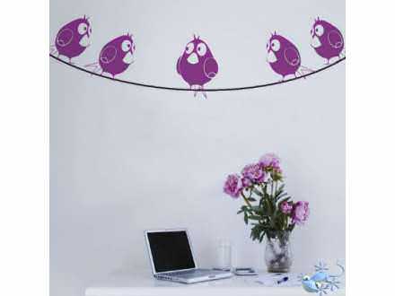 Geco-art dekorativna nalepnica ONLINE BIRDS
