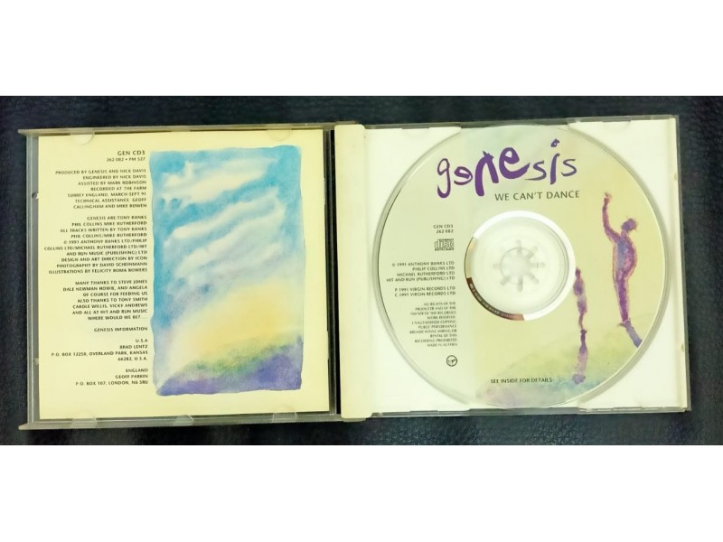 Genesis ‎– We Can`t Dance CD (Virgin,1991)