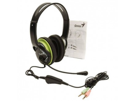 Genius HS-400A slušalice sa mikrofonom zelene