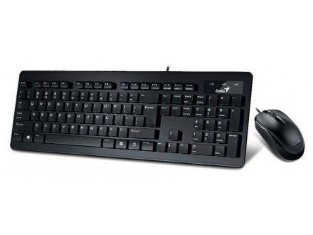 Genius Komplet tastatura i miš SLIMSTAR C130 USB, BLACK, SE