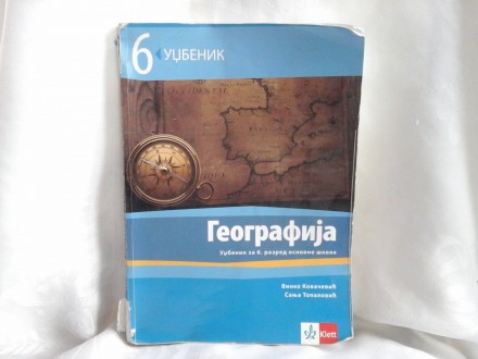 Geografija 6 šesti udžbenik KLETT Vinko Kovačević