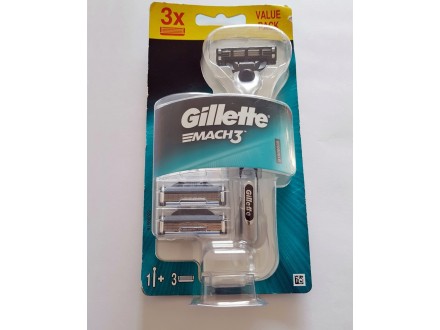 Gillette Mach3 brijač sa 3 uložaka