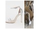 Glamorous srebrne sandale  Broj 40 Duzina25,5c slika 1