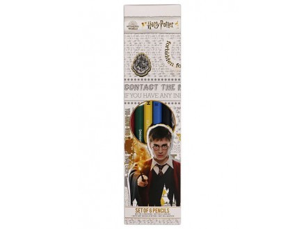 Grafitne olovke set 6 - HP, House Pride - Harry Potter