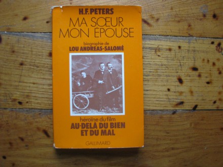 H. F. PETERS - MA SOEUR MON EPOUSE