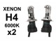 H4 XENON sijalica - 6000K - 35W - Bixenon - 2 kom slika 1