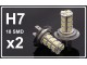 H7 LED Sijalica - 18 SMD dioda - 2 komada slika 1