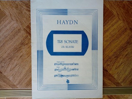 HAYDN Tri sonate za klavir