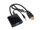 HDMI na VGA adapter + audio slika 1