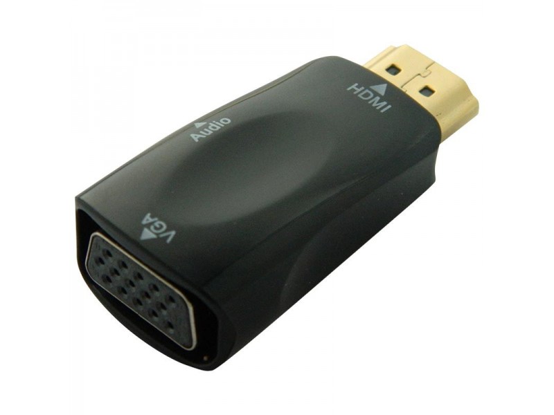 HDMI na VGA adapter sa audio izlazom + za zvuk kablovi