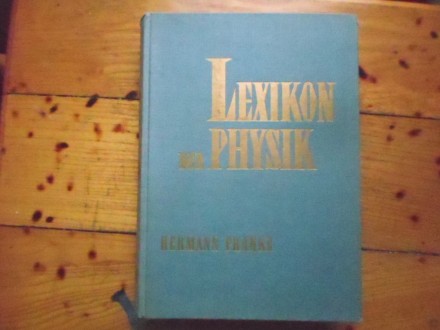HERMAN FRANKE - LEXIKON DER PHYSIK RETKO