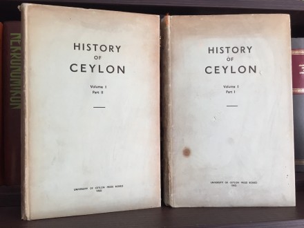 HISTORY OF CEYLON 1-2 (1960)