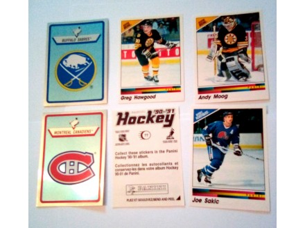 HOCKEY NHL 1990/1991 PANINI Sličice na komad