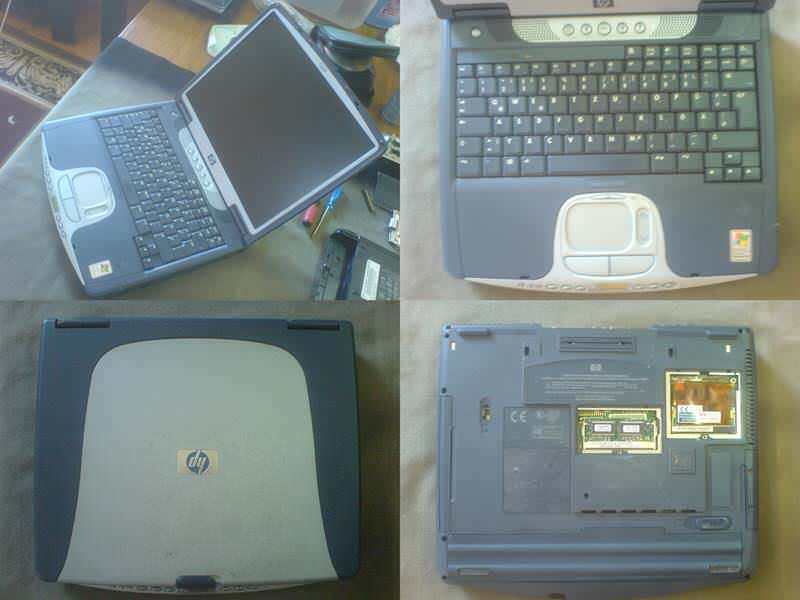 HP Omnibook xt1000 rev B pali se pa gasi