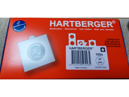 Hartberger kartončići 25 mm. 100 kom.