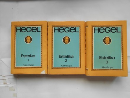 Hegel,  Estetika  1-3, kultura bg