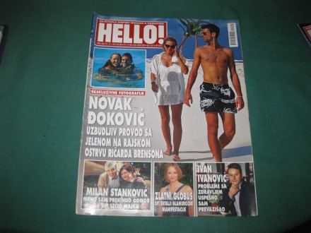 Hello! br.262  (2013) Novak Đoković i Jelena Ristić