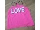 H&;M LOVE pink majica  Dimenzije   Grudi 100   Duzina 65 slika 3