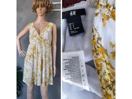 H&M cvetna haljina S