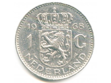 Holandija 1 gulden 1968