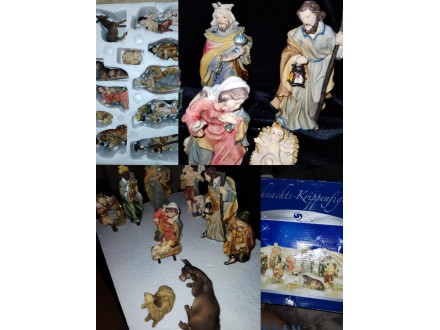 Hristovo rođenje, jaslice 11 figura