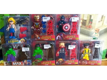 Hulk Avengers Megabloks X i drugi heroji - cena po figu