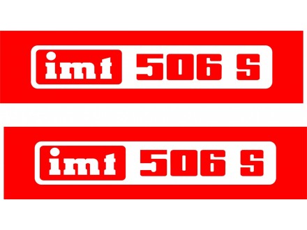 IMT 506 S - Nalepnice za motokultivator