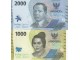 INDONESIA Indonezija 1000 i 2000 Rupiah 2022 UNC slika 1