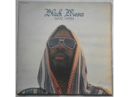 ISAAC  HAYES  -  2LP BLACK  MOSES  (Poster)