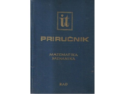 IT Priručnik - Matematika I Mehanika