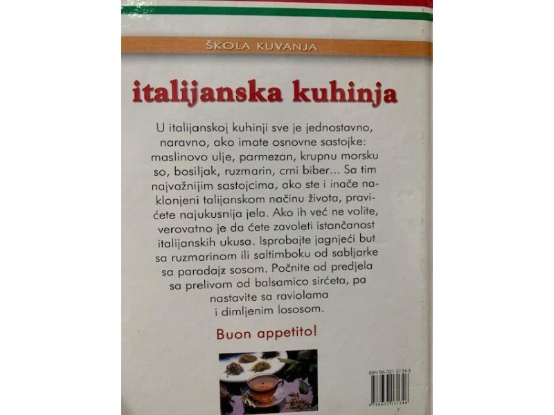 ITALIJANSKA KUHINJA škola kuvanja