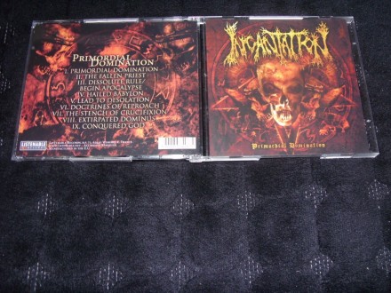 Incantation ‎– Primordial Domination CD+DVD Ltd. France