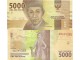 Indonesia Indonezija 5000 rupija 2016. UNC slika 1