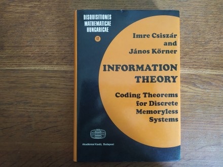 Information Theory, Csiszár and Körner