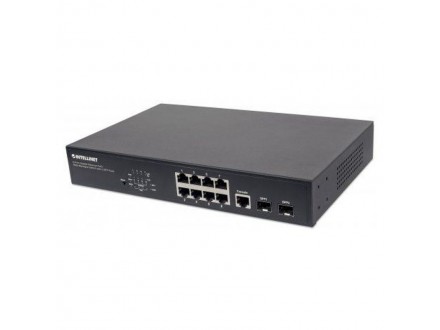 Intellinet Switch 8-Port Upravljiv Gigabit Ethernet PoE+