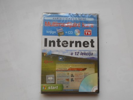 Internet u 12 lekcija, multimedijalni kurs PC CD