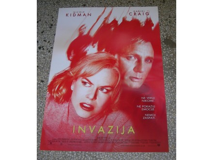 Invazija (Daniel Craig) - filmski plakat