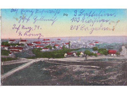Irig, panorama, 1915